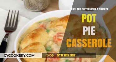 Chicken Pot Pie Casserole: Baking Time Perfection