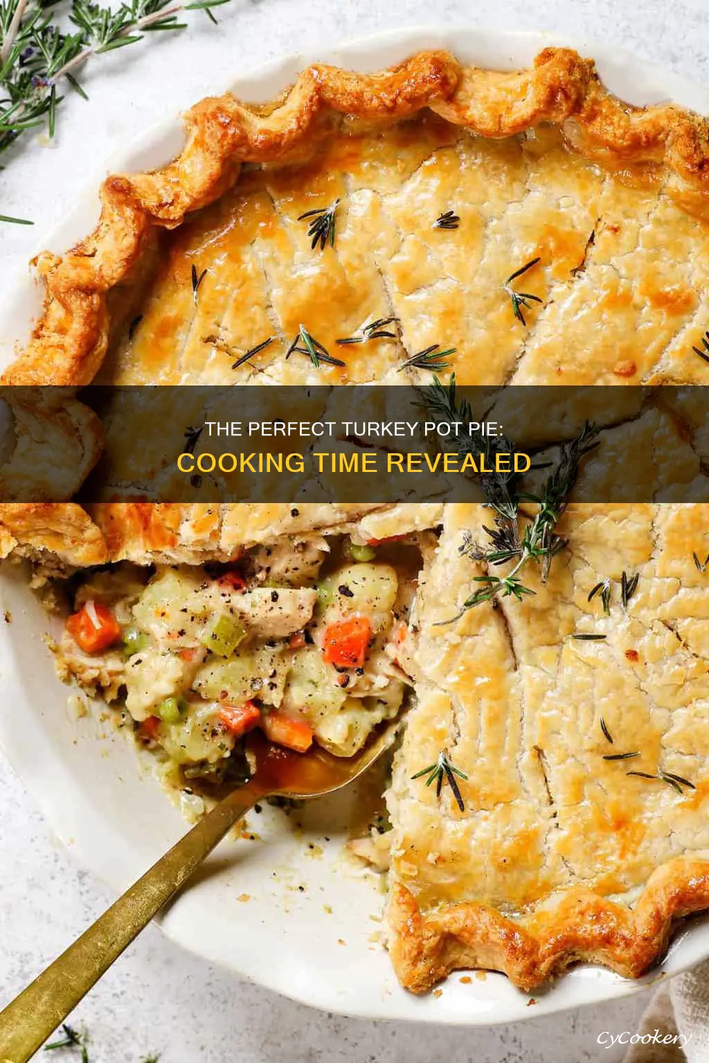 how long do you cook a turkey pot pie