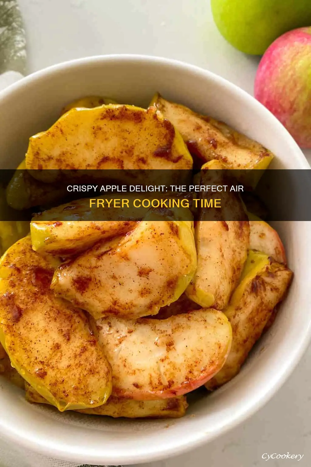 how long do you cook apples in the air fryer