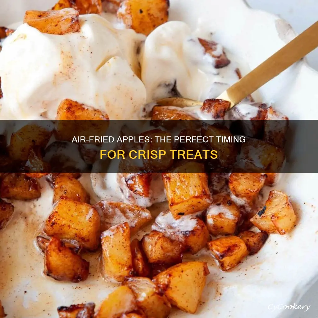 how long do you cook apples in the air fryer