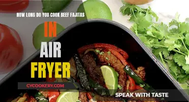 Beef Fajitas: Air Fryer Cooking Time Mastery