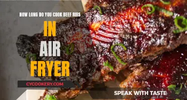 Perfectly Cooked Beef Ribs: Air Fryer Time Guide