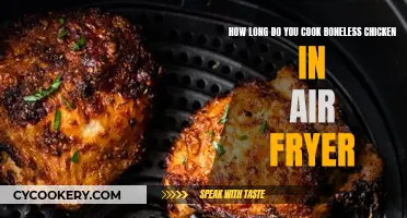 Perfectly Cooked Boneless Chicken: Air Fryer Time and Temperature Guide