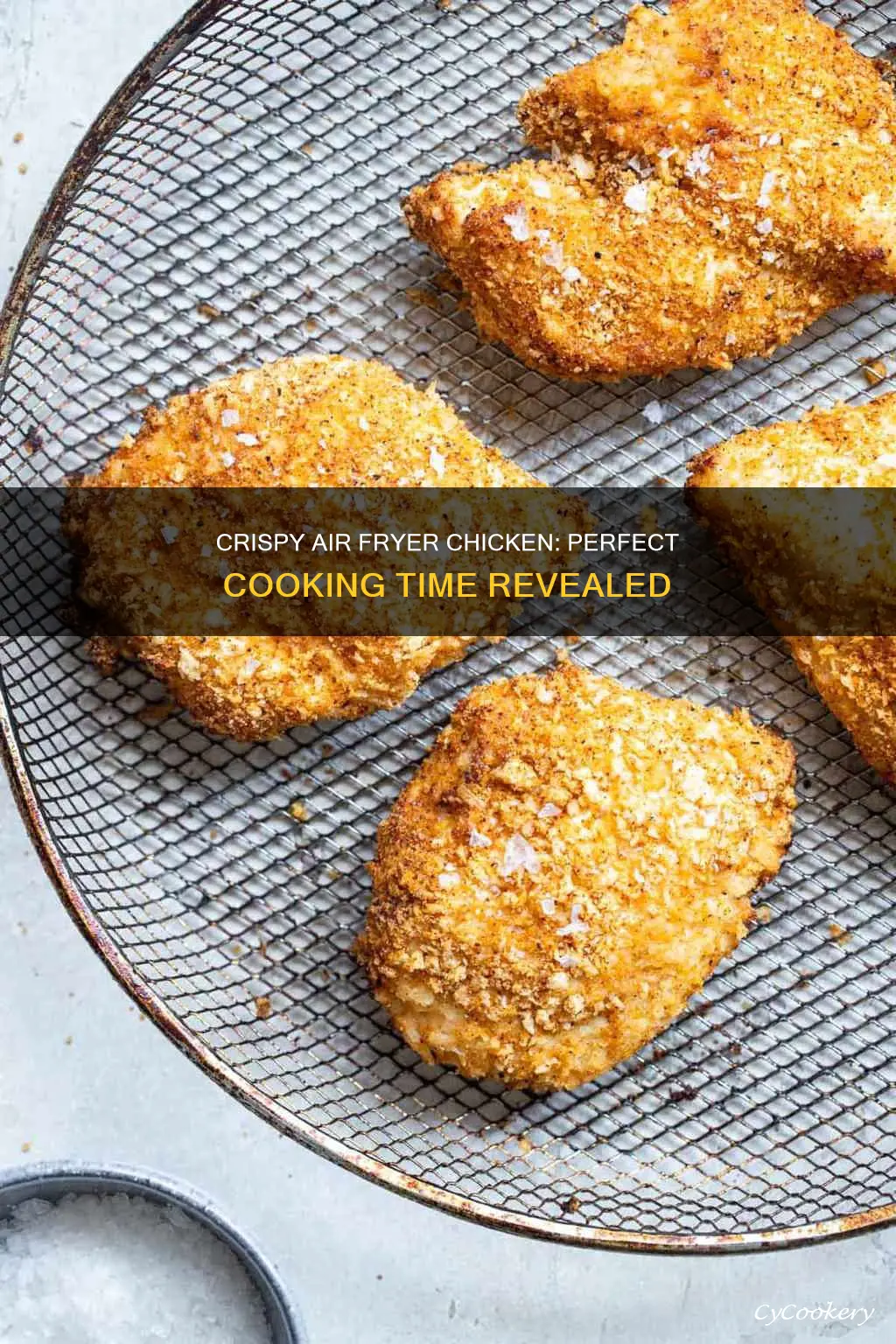 how long do you cook breaded chicken in air fryer