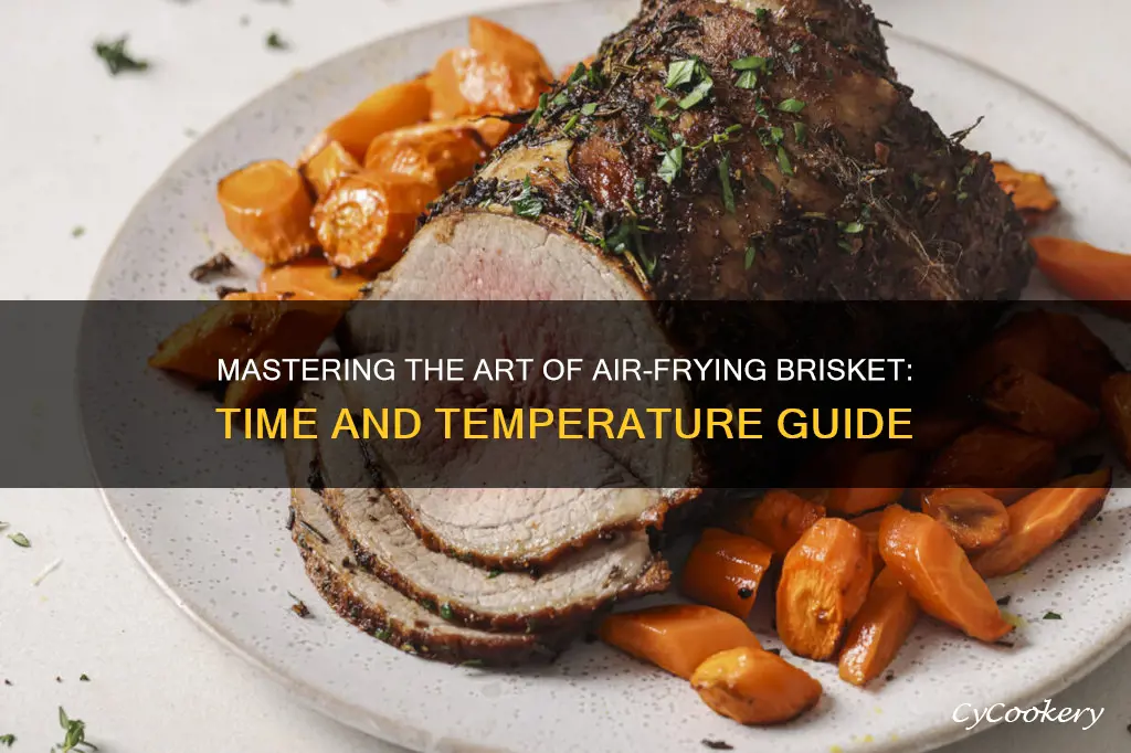 how long do you cook brisket in air fryer