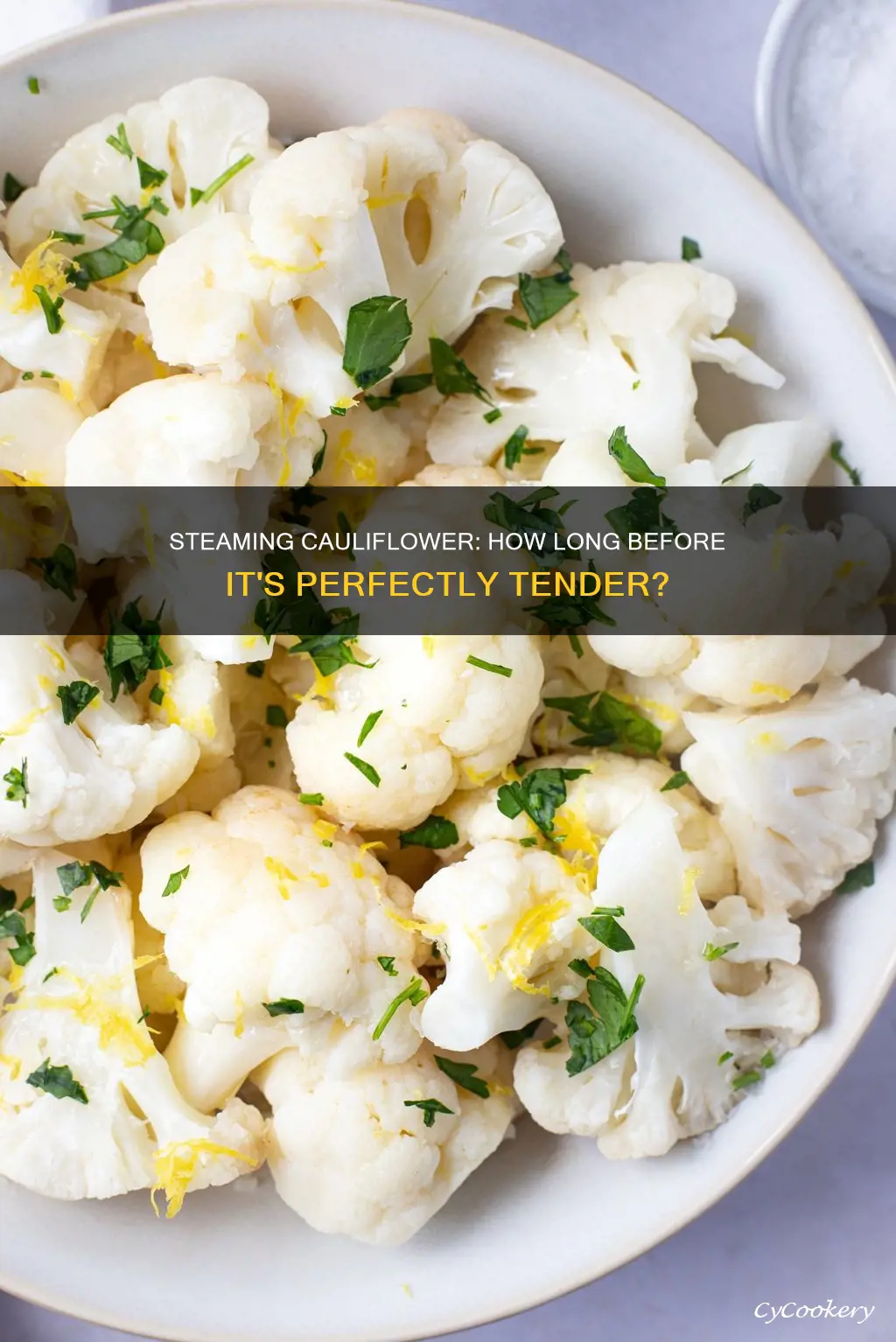 how long do you cook cauliflower in a steamer