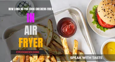 Crispy Checkers Fries: Air Fryer Cooking Time Revealed!