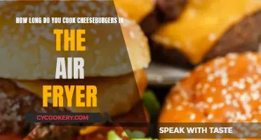 Cheeseburger Perfection: Air Fryer Cooking Time Revealed