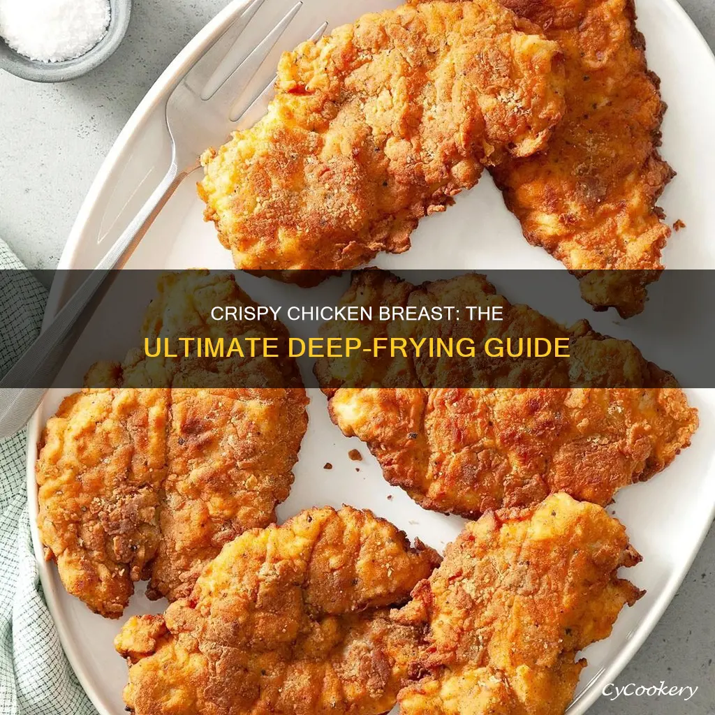 how long do you cook chicken breast in deep fryer