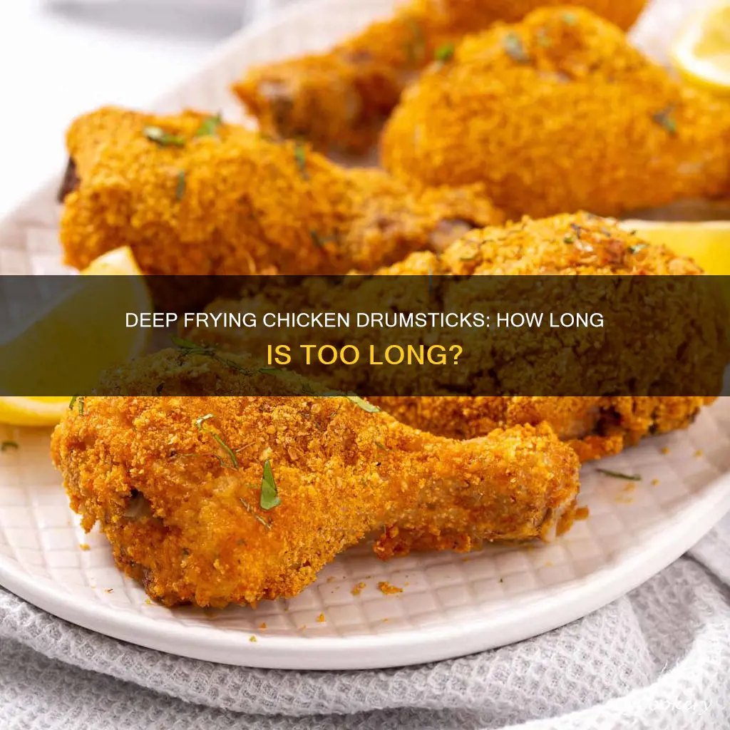 how long do you cook chicken drumsticks in deep fryer