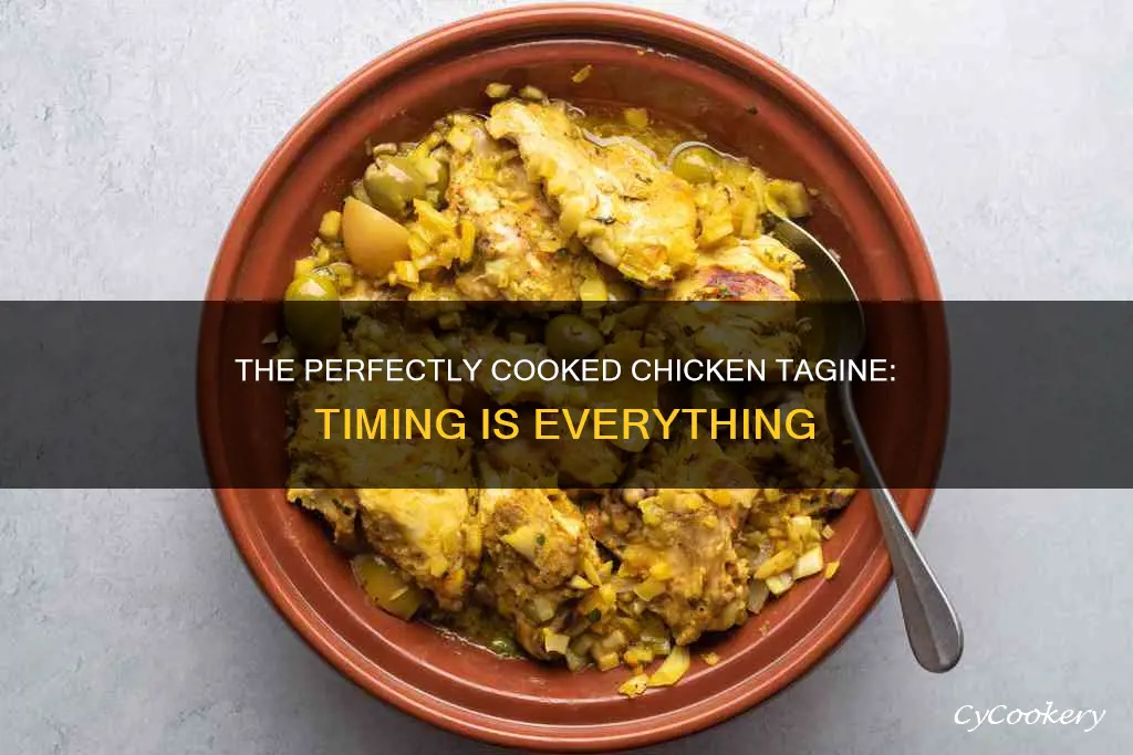 how long do you cook chicken in a tagine