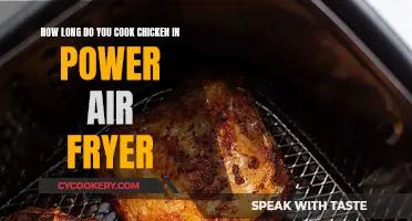 Perfectly Cooked Chicken: Power Air Fryer Time Guide