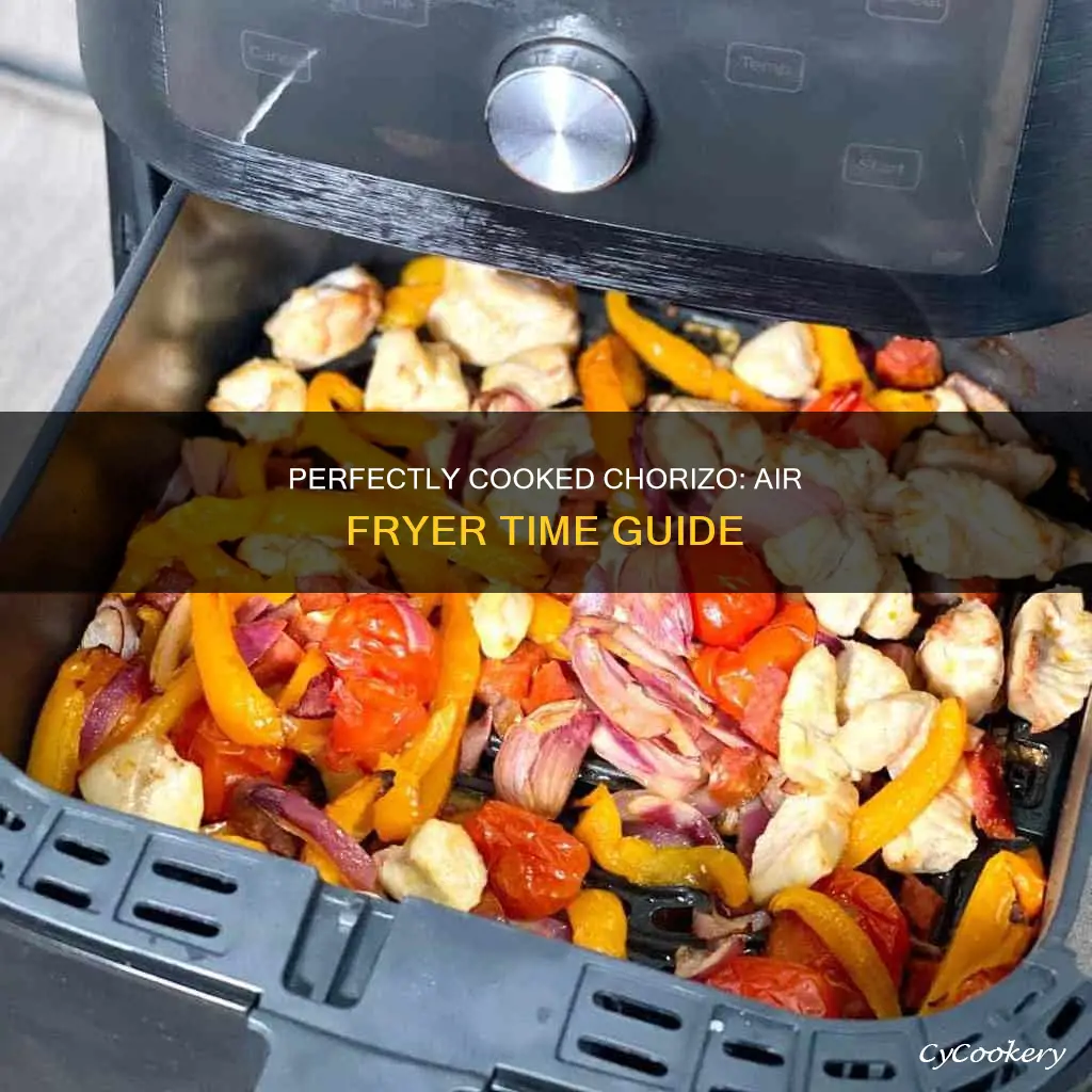 how long do you cook chorizo in air fryer