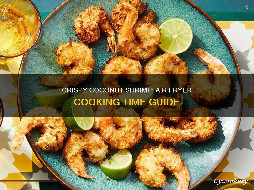 how long do you cook coconut shrimp in air fryer