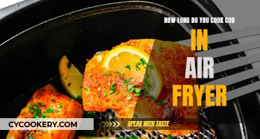 Perfectly Baked Cod: Air Fryer Cooking Time Guide