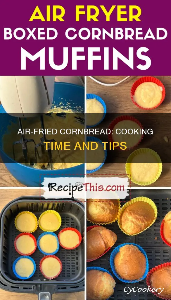 how long do you cook cornbread on a air fryer