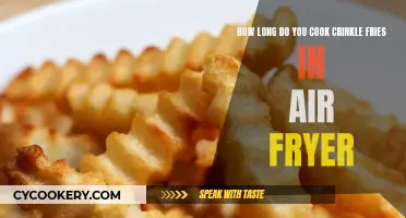 Crispy Crinkle Fries: The Perfect Air Fryer Cooking Time