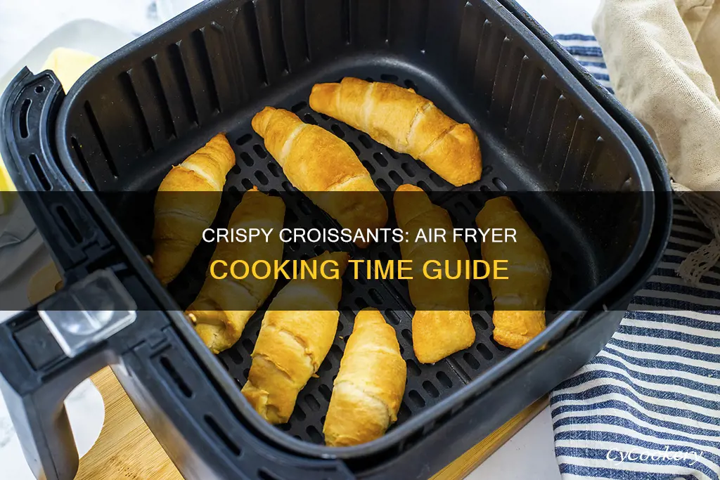 how long do you cook croissants in air fryer