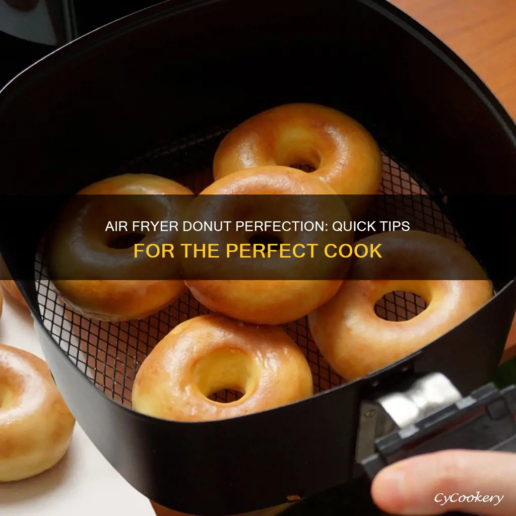 how long do you cook donuts in an air fryer