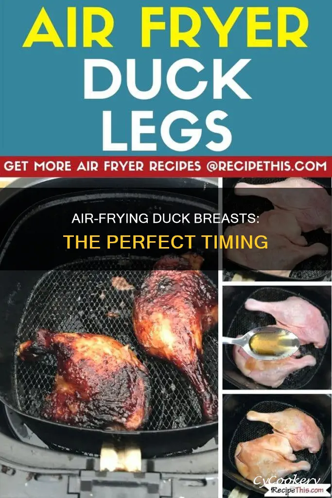how long do you cook duck breast in air fryer