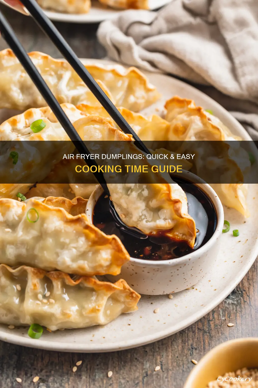 how long do you cook dumplings in an air fryer