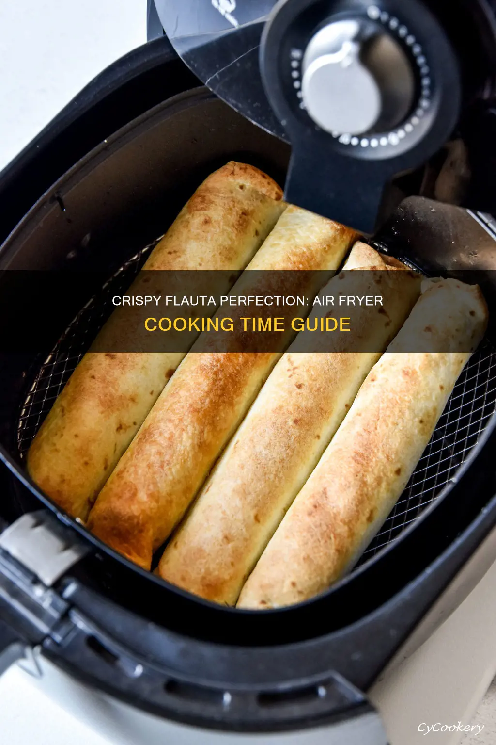 how long do you cook flautas in an air fryer