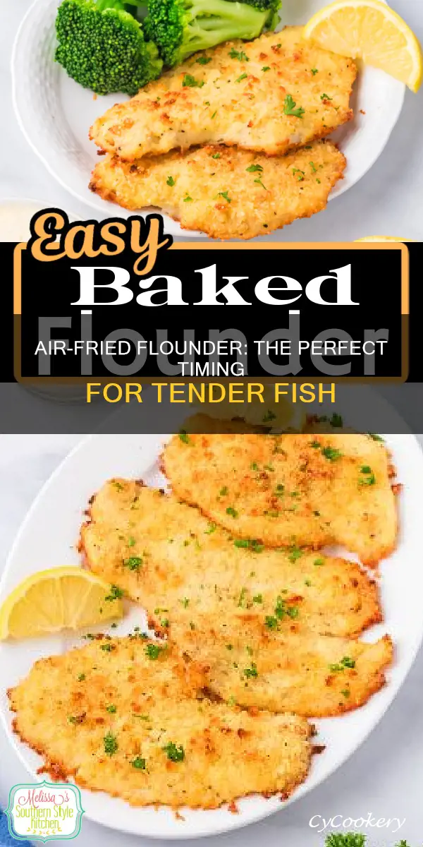 how long do you cook flounder in air fryer
