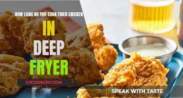 Mastering the Art of Fried Chicken: Perfect Cooking Times in a Deep Fryer