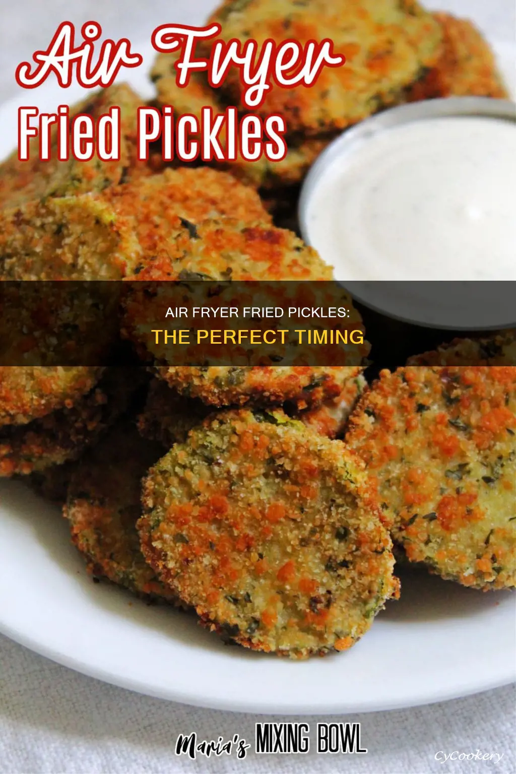 how long do you cook fried pickles in air fryer