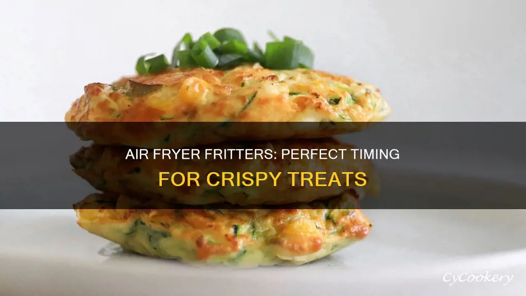 how long do you cook fritters in an air fryer