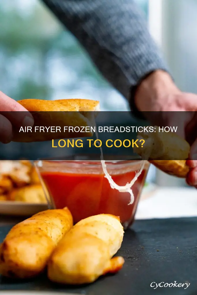 how long do you cook frozen breadsticks in air fryer