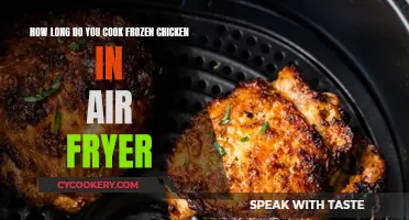 Perfectly Cooked Frozen Chicken: Air Fryer Time Guide