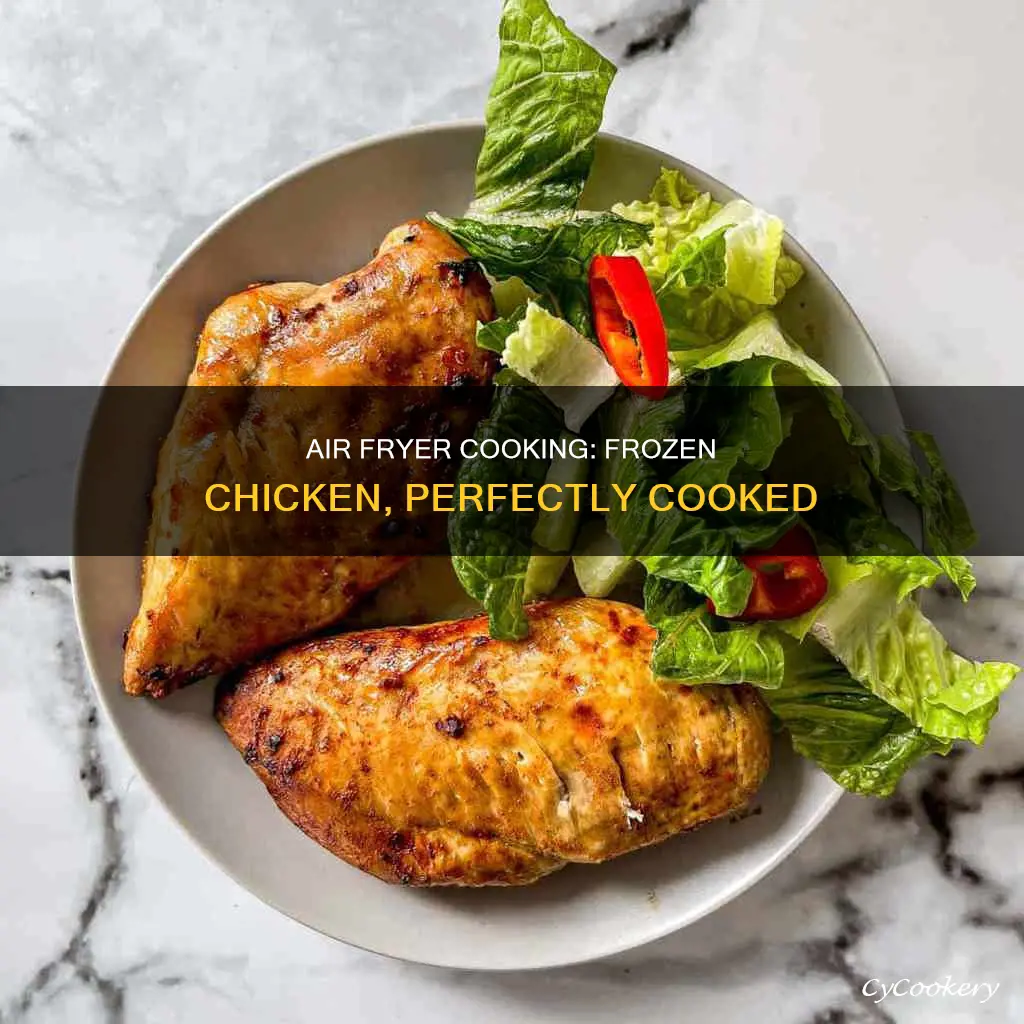 how long do you cook frozen chicken in air fryer