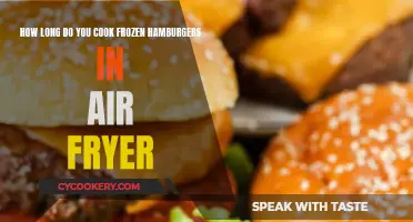 Air Fryer Frozen Hamburgers: Quick & Easy Cooking Guide