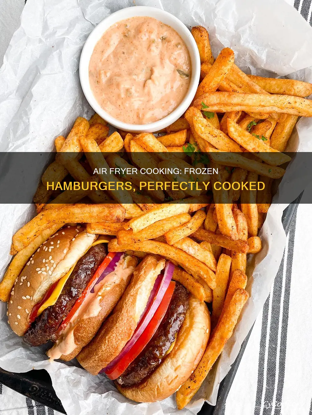 how long do you cook frozen hamburgers in air fryer