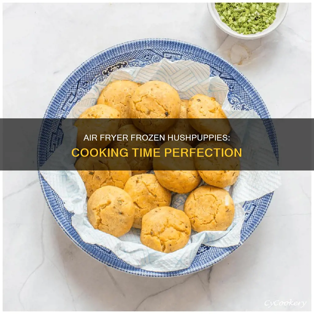 how long do you cook frozen hushpuppies in air fryer