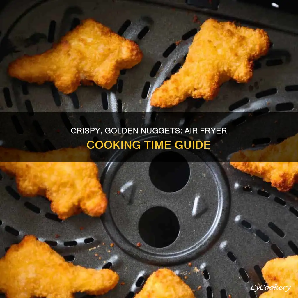 how long do you cook frozen nuggets in air fryer