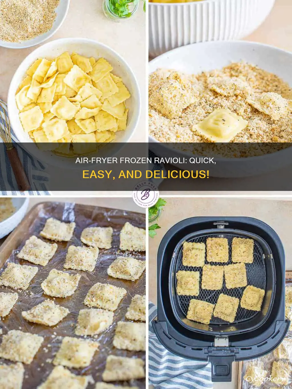 how long do you cook frozen ravioli in air fryer