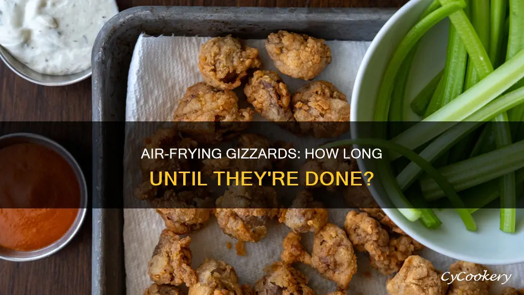 how long do you cook gizzards in a air fryer