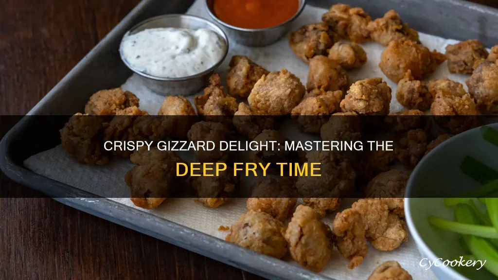 how long do you cook gizzards in a deep fryer