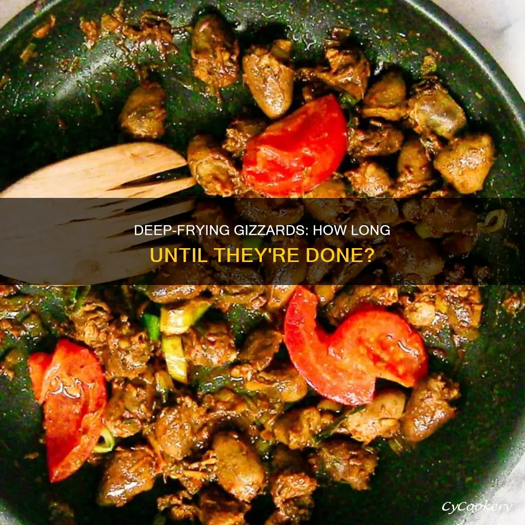 how long do you cook gizzards in a deep fryer