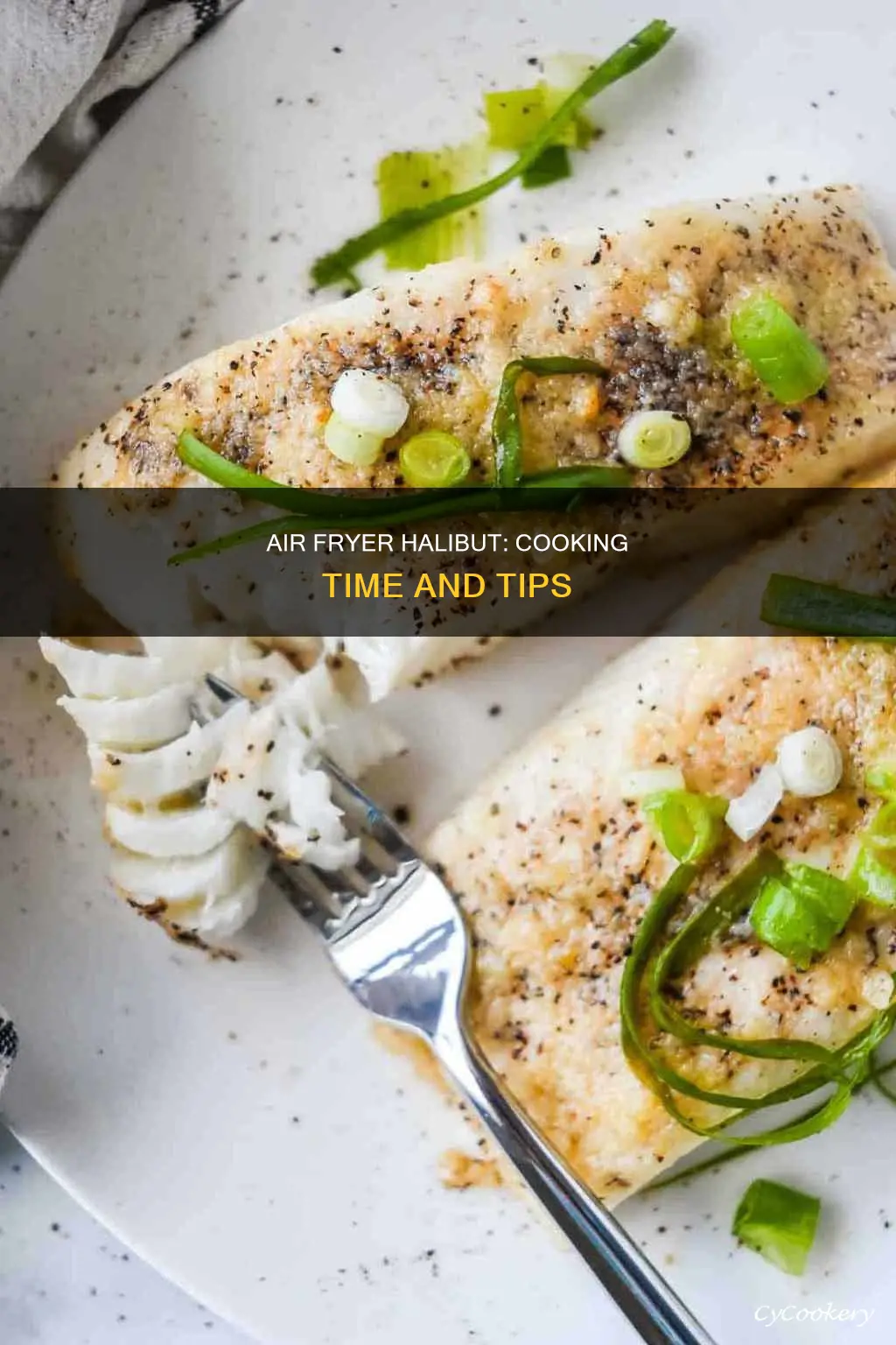 how long do you cook halibut in an air fryer