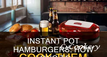 how long do you cook hambuger in indta pot