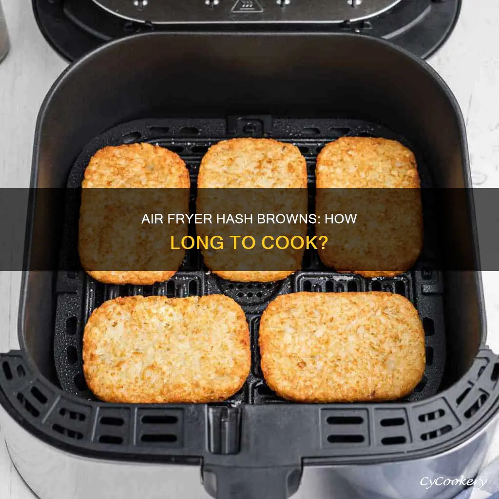 how long do you cook hashbrowns in air fryer