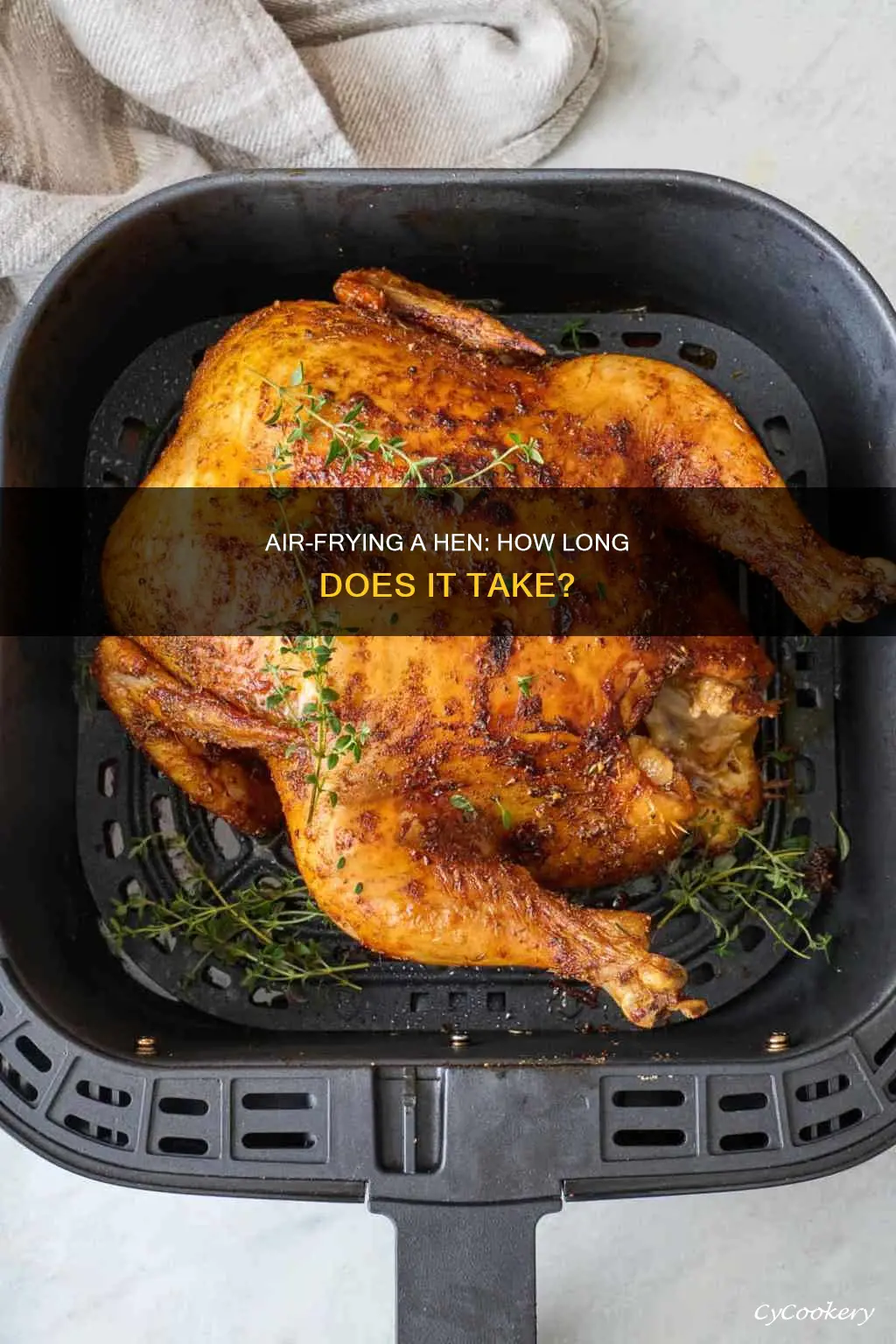 how long do you cook hen in air fryer