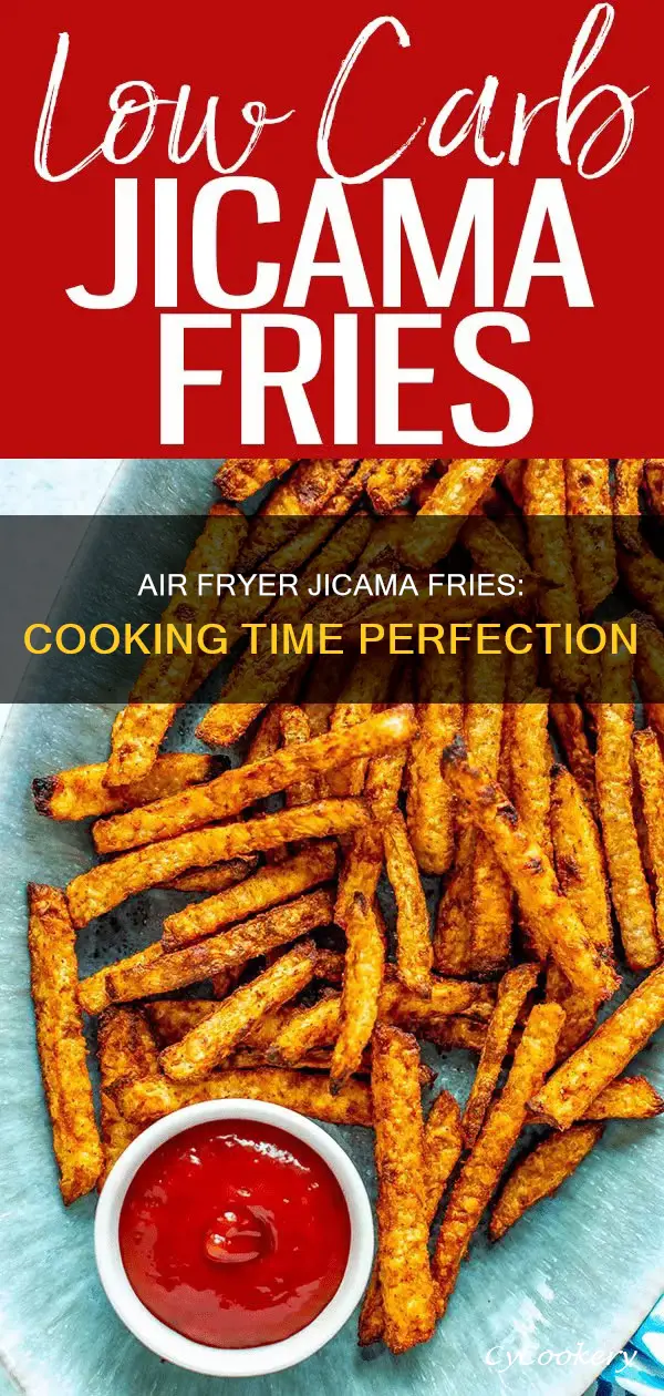 how long do you cook jicama fries in air fryer