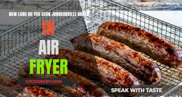 Johnsonville Brats: Perfect Air Fryer Cooking Time