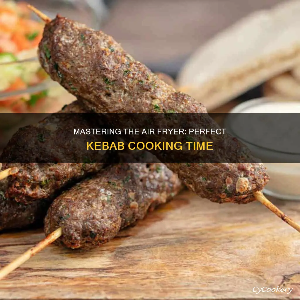 how long do you cook kebabs in air fryer