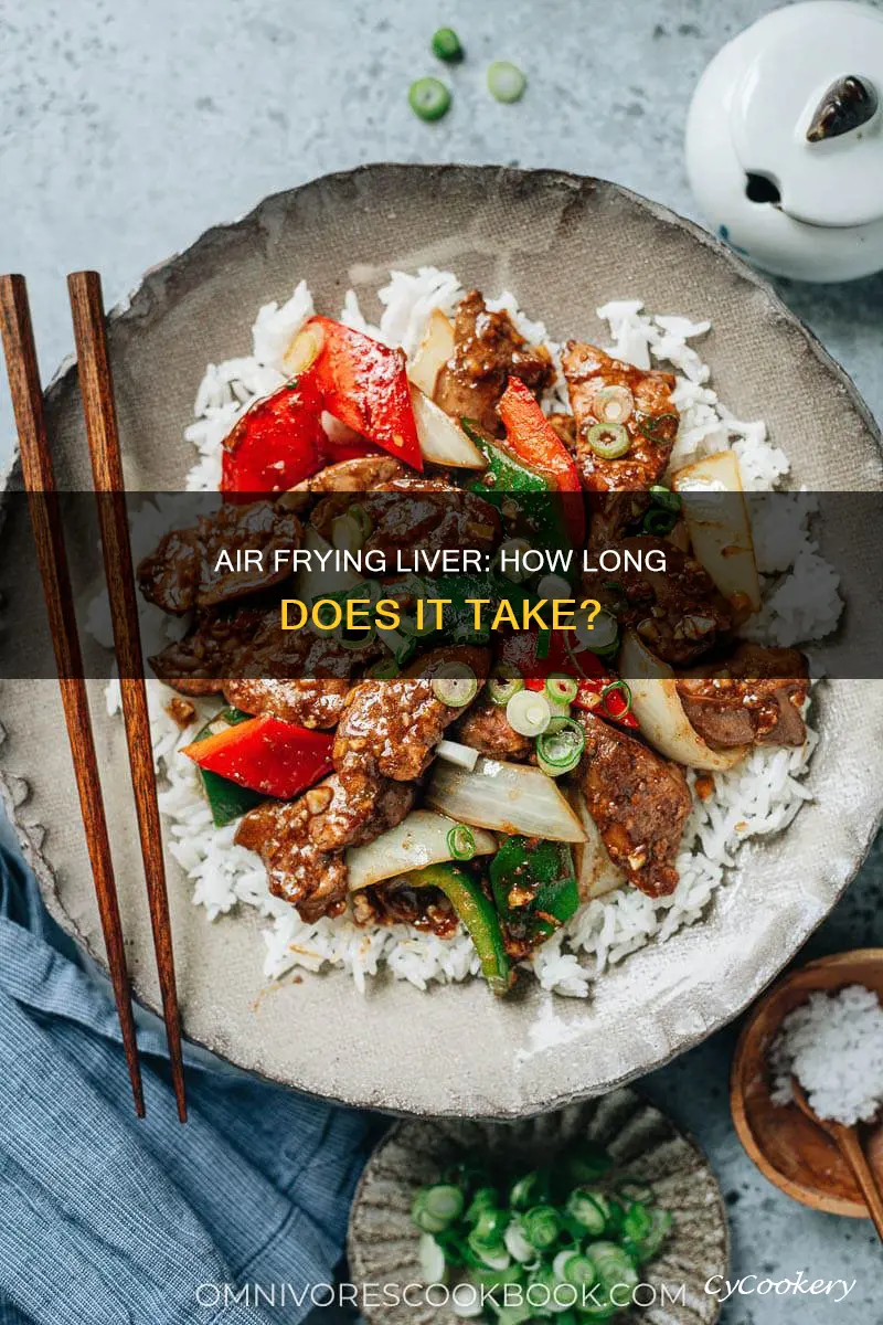 how long do you cook liver in an air fryer