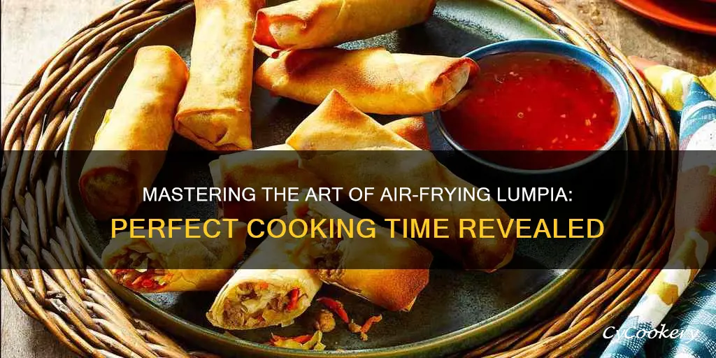 how long do you cook lumpia in air fryer